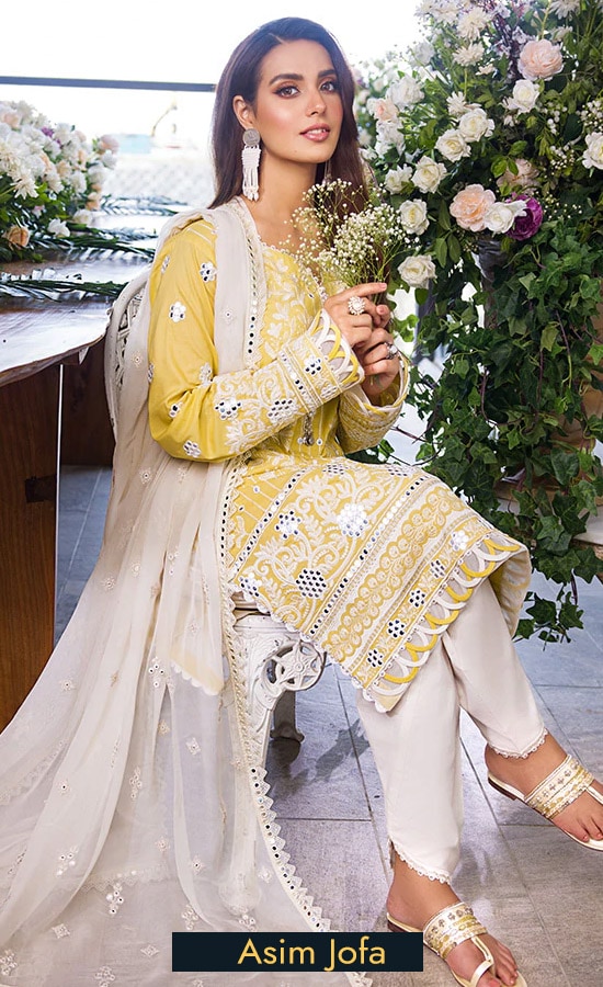 Embroidered Lawn - Ajck 06