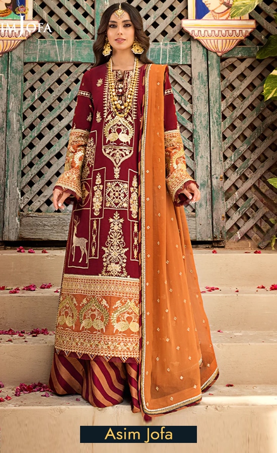 Embroidered Lawn - Ajlr-11