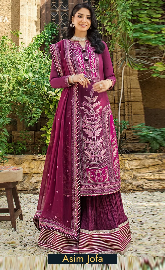 Embroidered Lawn - AJLR-21