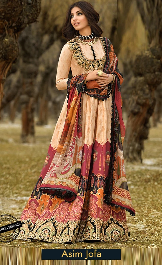Embroidered Printed Lawn - Ajsl 20