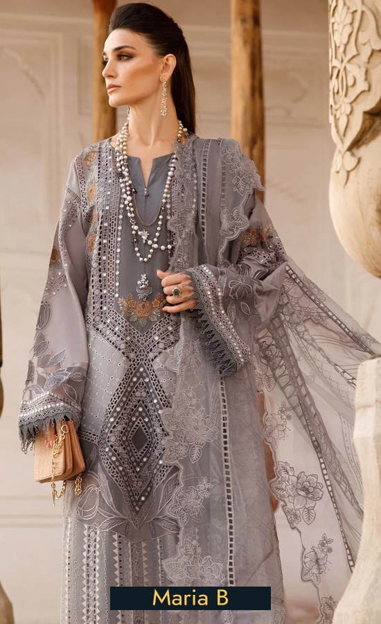 Buy Maria B Embroidered Lawn D2301B Dress Now 1.jpg