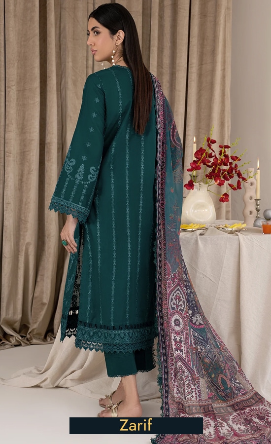 Embroidered Lawn - Zel05