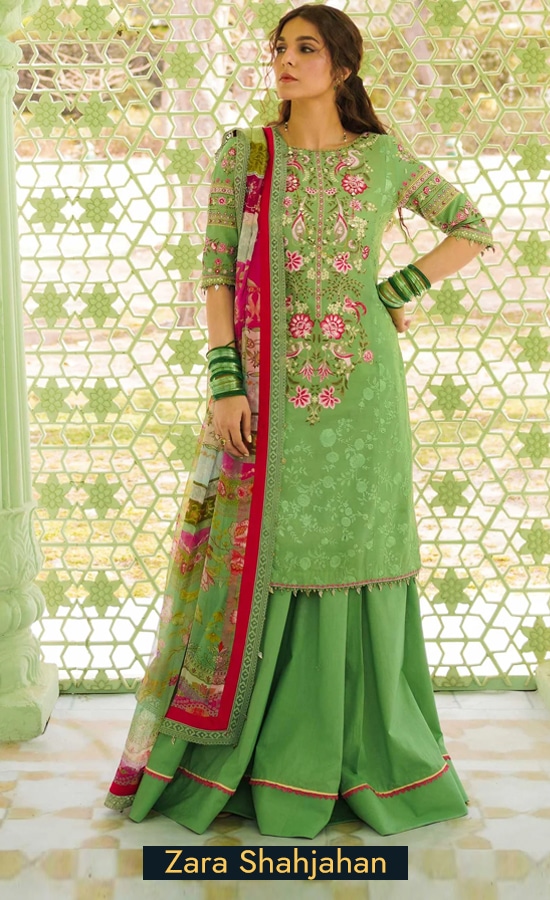 Embroidered Lawn - D23102a