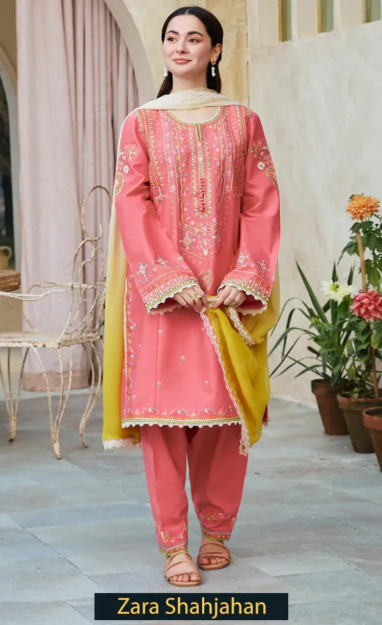 Embroidered Lawn - Bano 2B