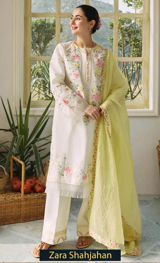Embroidered Lawn - Janaan 7B