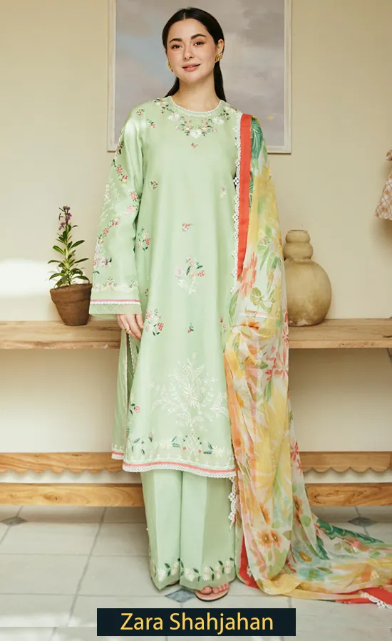 Embroidered Lawn - Mahay 4A
