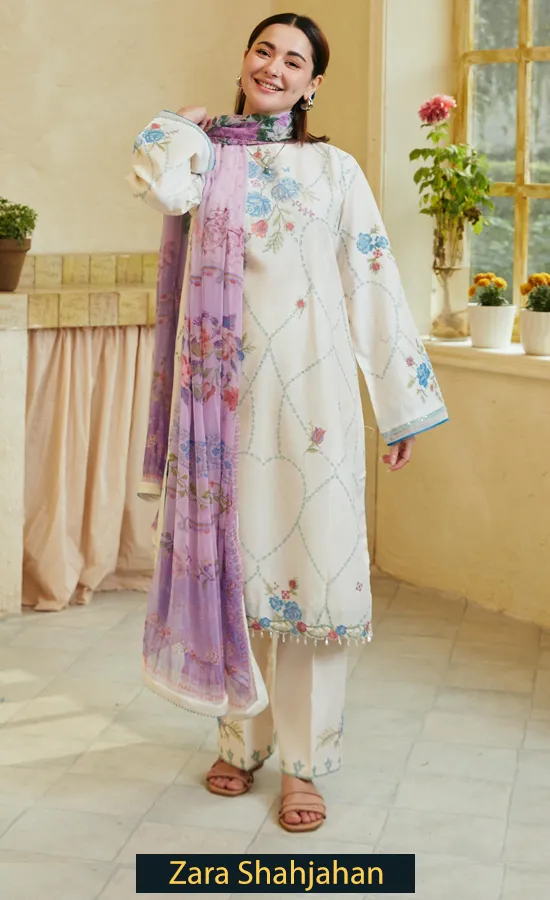 Embroidered Lawn - Ruhi 10A