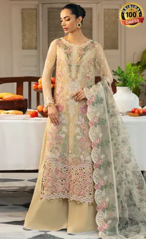 Embroidered Chiffon - Q-105