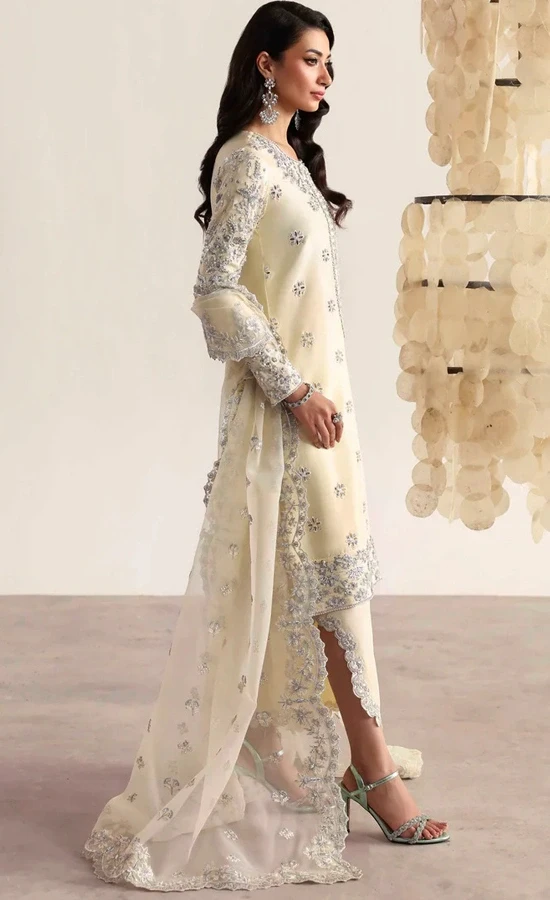 kameez dress design Red Silk Salwar Suit: Hand Embroidered Pakistani Wedding Dress