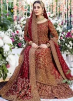 Maroon Bridal Farshi Lehenga