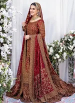 Maroon Bridal Farshi Lehenga