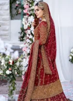 Maroon Bridal Farshi Lehenga