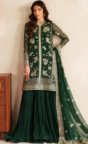Green Anarkali Suit For Wedding Guestsss (3)
