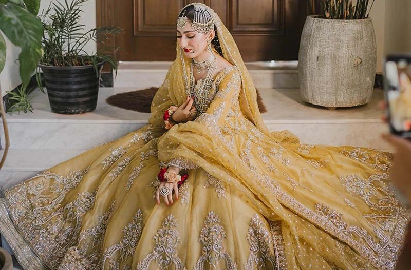 Mehndi Lehenga