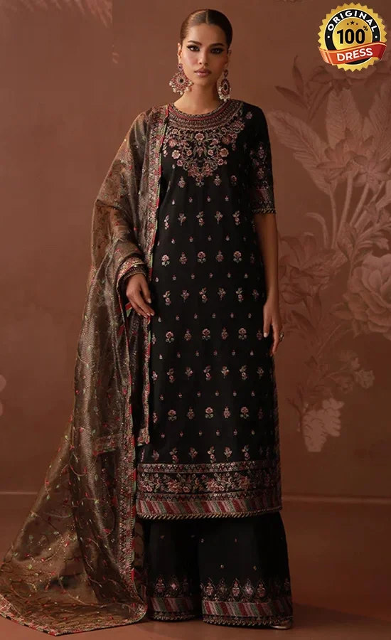 Embroidered Boski Silk AJULD-05 Dress (2)