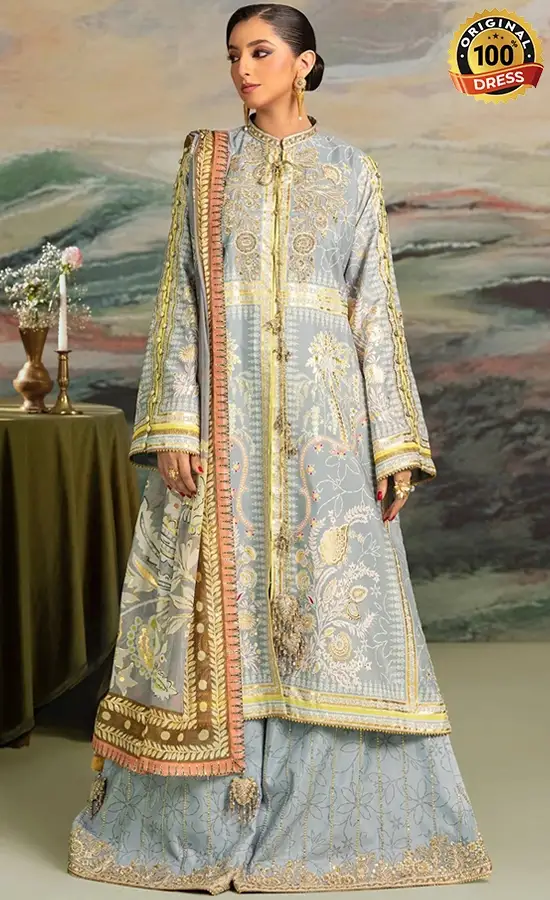 Aik Atelier Embroidered Organza LADY LOOK 04 Dress (2)