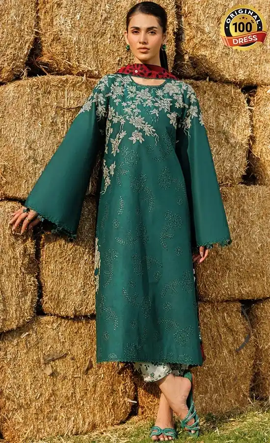 Embroidered Lawn USE-9330 Dress (3)