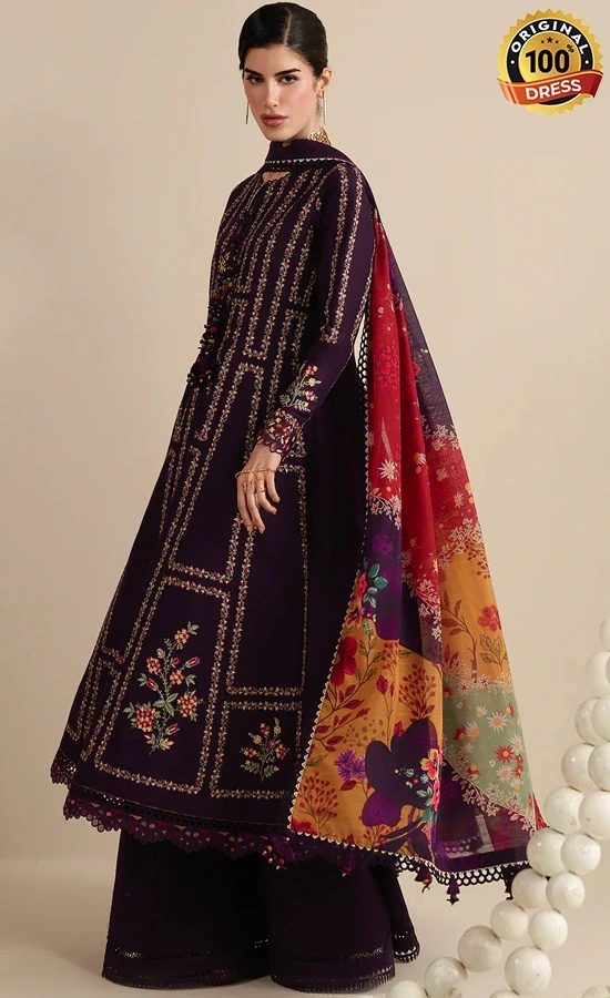 Jazmin Embroidered Lawn IL26-D06 Dress (4) Jazmin Embroidered Lawn IL26-D06 Dress (4)