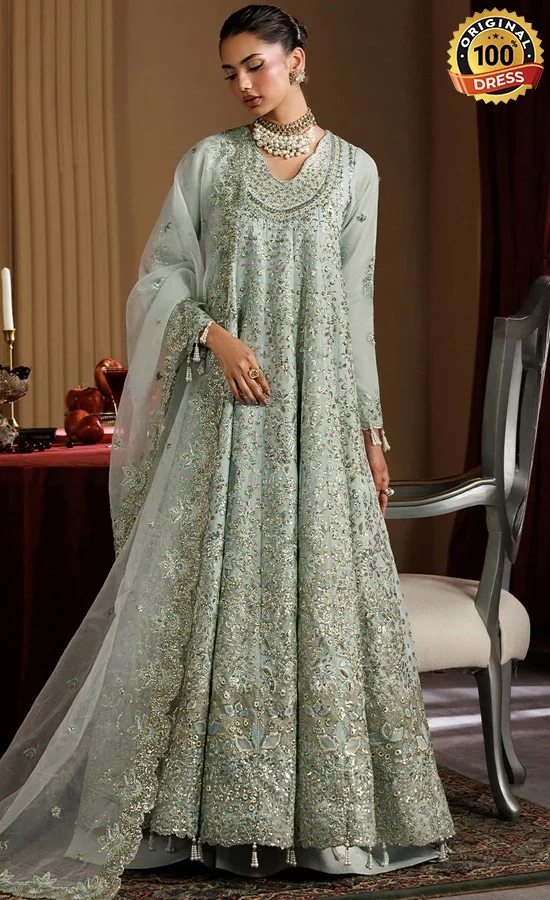 organza embroidery dress Embroidered Organza Halo Dress